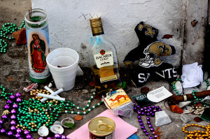 Marie Leveau Legendary Voodoo Queen Grave Offerings photo by Karim Rezk