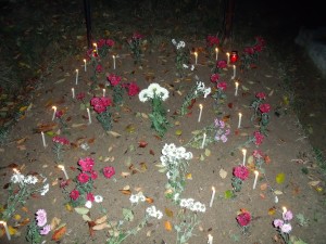 All Saints Day Cemetary Photo - Halloween and All Saints Day