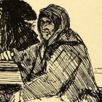 gypsy woman sketch - white spirit guides