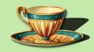 Tea Leaves Reading, Tasseography, Vintage Tea Cup